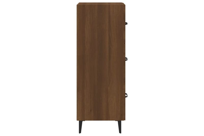 beBasic Skänk brun ek 34,5x34x90 cm konstruerat trä - Brown - Förvaring - Förvaringsmöbler - Sideboard & skänk