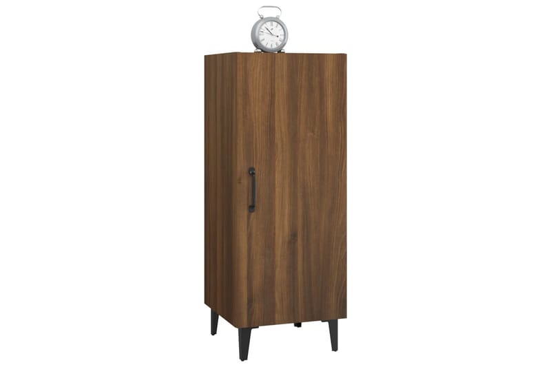 beBasic Skänk brun ek 34,5x34x90 cm konstruerat trä - Brown - Förvaring - Förvaringsmöbler - Sideboard & skänk