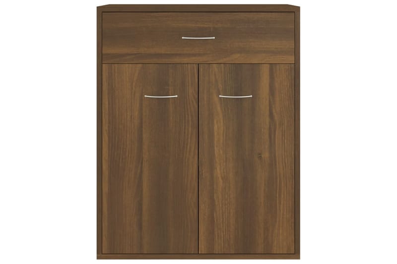 beBasic Skänk brun ek 60x30x75 cm konstruerat trä - Brown - F�örvaring - Förvaringsmöbler - Sideboard & skänk