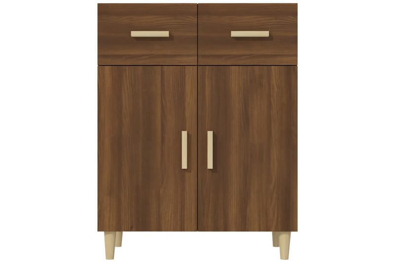 beBasic Skänk brun ek 69,5x34x89 cm konstruerat trä - Brown - Förvaring - Förvaringsmöbler - Sideboard & skänk