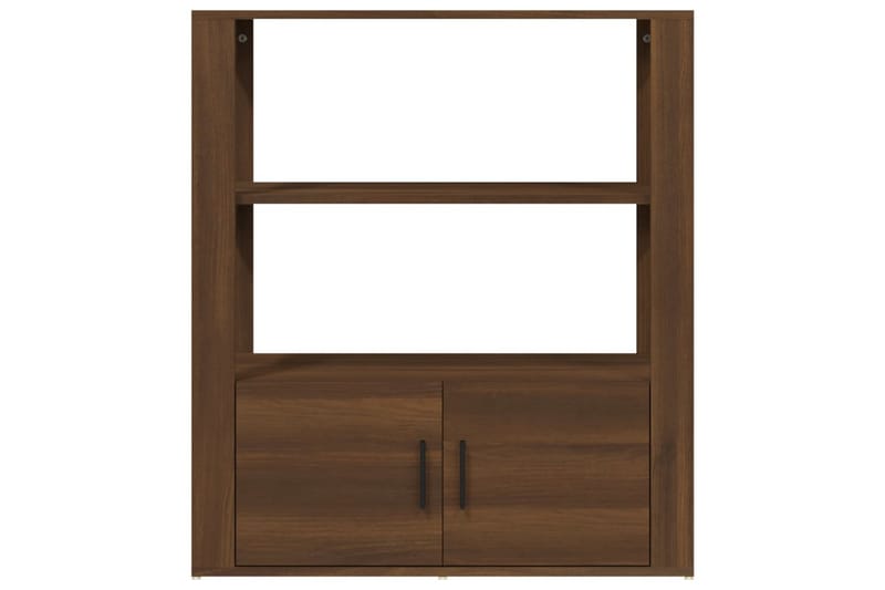 beBasic Skänk brun ek 80x30x90 cm konstruerat trä - Brown - Förvaring - Förvaringsmöbler - Sideboard & skänk