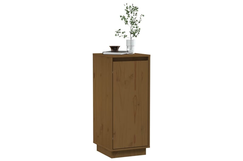 beBasic Skänk honungsbrun 31,5x34x75 cm massiv furu - Brown - Förvaring - Förvaringsmöbler - Sideboard & skänk