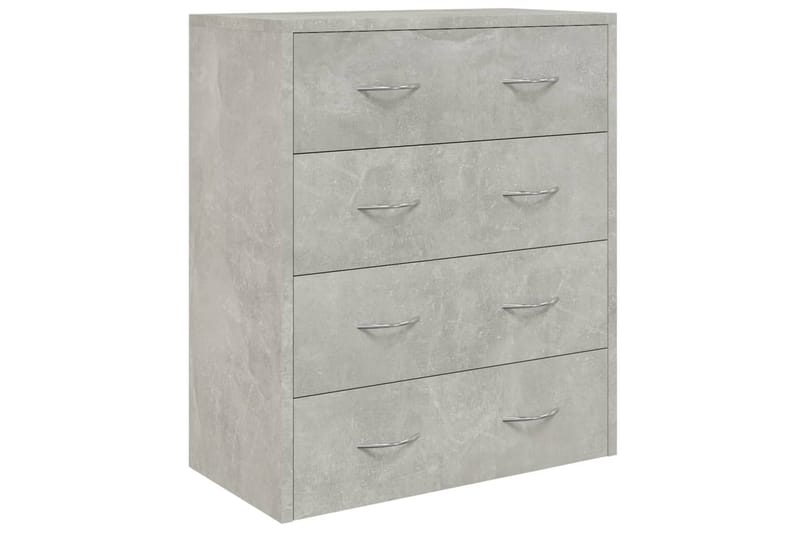 beBasic Skänk med 4 lådor 60x30,5x71 cm betonggrå - Grey - Förvaring - Förvaringsmöbler - Sideboard & skänk