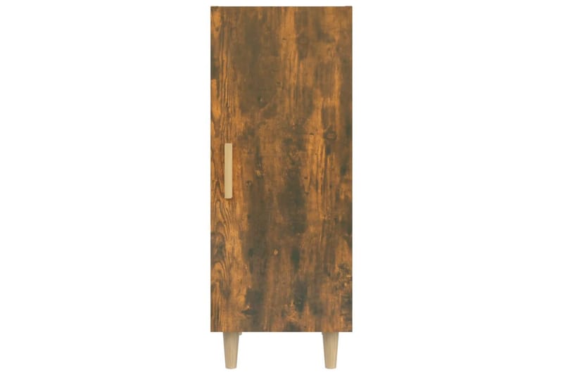 beBasic Skänk rökfärgad ek 34,5x34x90 cm konstruerat trä - Brown - Förvaring - Förvaringsmöbler - Sideboard & skänk