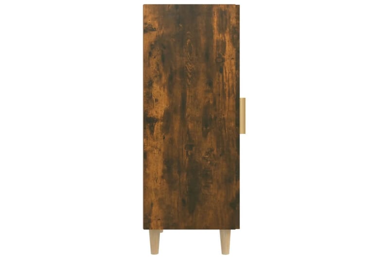 beBasic Skänk rökfärgad ek 34,5x34x90 cm konstruerat trä - Brown - Förvaring - Förvaringsmöbler - Sideboard & skänk