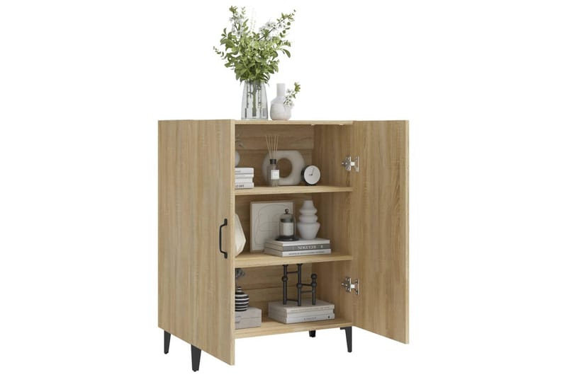 beBasic Skänk sonoma-ek 70x34x90 cm konstruerat trä - Brown - Förvaring - Förvaringsmöbler - Sideboard & skänk