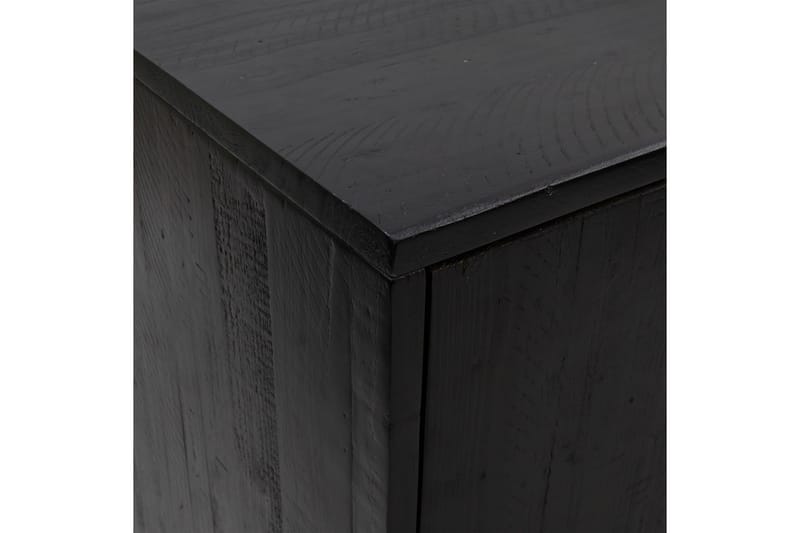 beBasic Skänk svart 75x35x70 cm massiv återvunnen furu - Black - Förvaring - Förvaringsmöbler - Sideboard & skänk