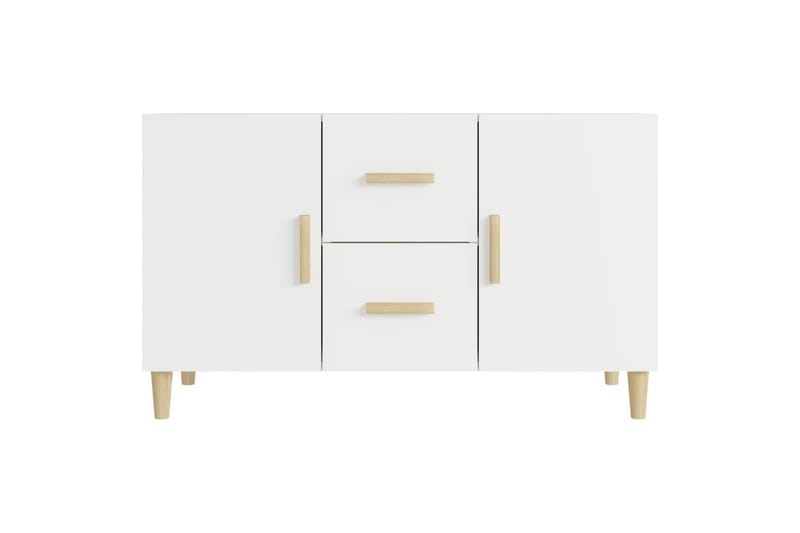 beBasic Skänk vit 100x36x60 cm konstruerat trä - White - Sideboard & skänk