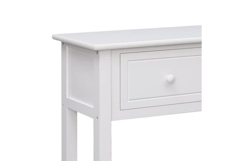 beBasic Skänk vit 108x30x76 cm massivt kejsarträ - White - Förvaring - Förvaringsmöbler - Sideboard & skänk