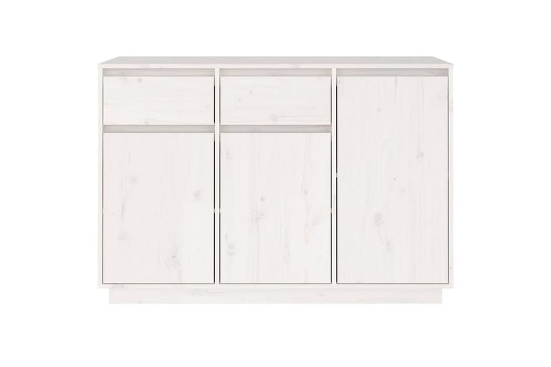 beBasic Skänk vit 110x34x75 cm massiv furu - White - Förvaring - Förvaringsmöbler - Sideboard & skänk