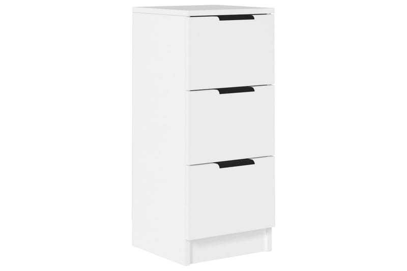 beBasic Skänk vit 30x30x70 cm konstruerat trä - White - Förvaring - Förvaringsmöbler - Sideboard & skänk