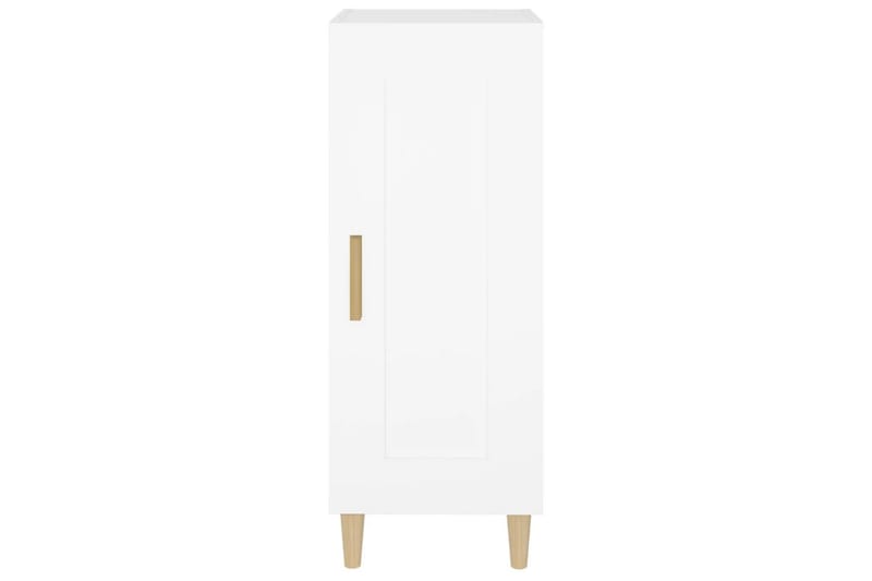 beBasic Skänk vit 34,5x34x90 cm konstruerat trä - White - Förvaring - Förvaringsmöbler - Sideboard & skänk