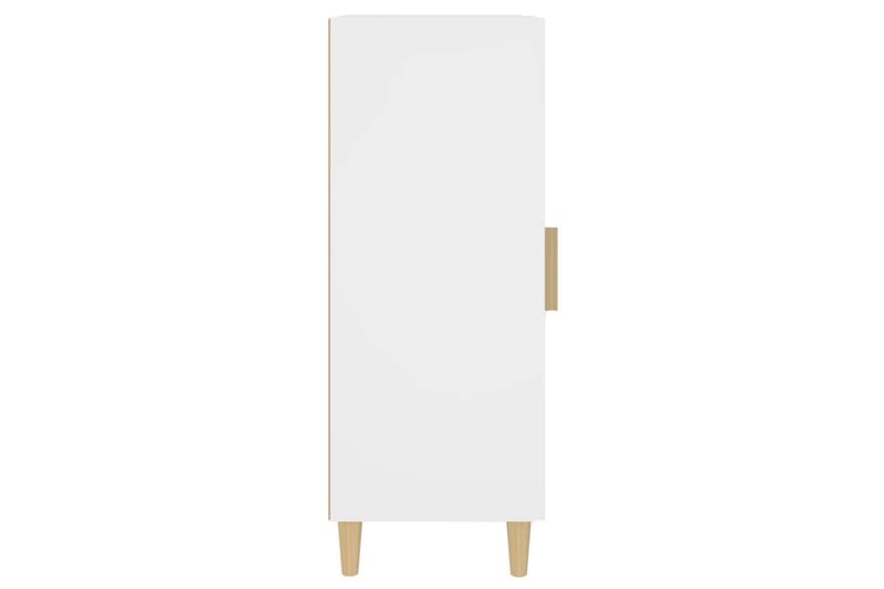 beBasic Skänk vit 34,5x34x90 cm konstruerat trä - White - Förvaring - Förvaringsmöbler - Sideboard & skänk