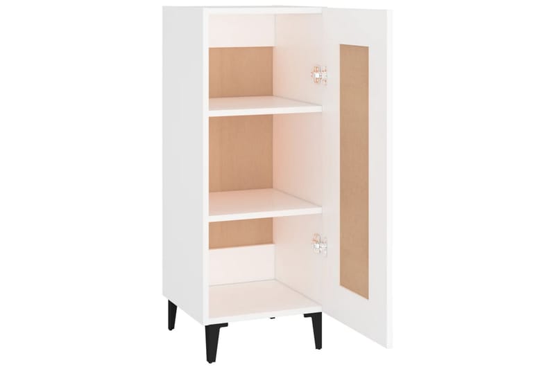 beBasic Skänk vit 34,5x34x90 cm konstruerat trä - White - Förvaring - Förvaringsmöbler - Sideboard & skänk