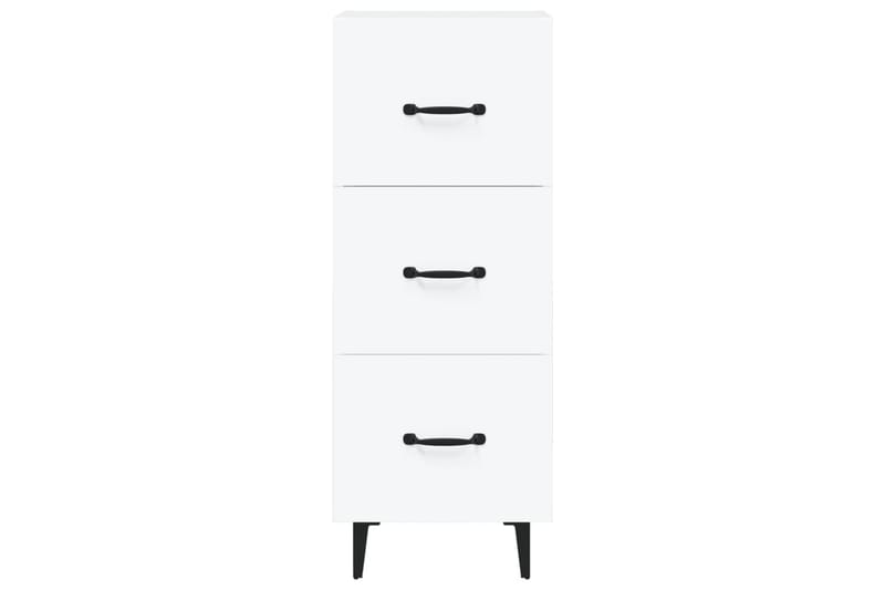 beBasic Skänk vit 34,5x34x90 cm konstruerat trä - White - Förvaring - Förvaringsmöbler - Sideboard & skänk