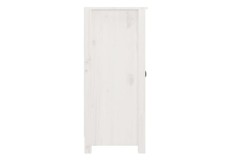 beBasic Skänk vit 40x35x80 cm massiv furu - White - Förvaring - Förvaringsmöbler - Sideboard & skänk