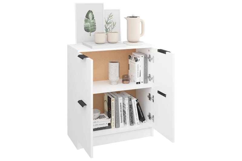 beBasic Skänk vit 60x30x70 cm konstruerat trä - White - Förvaring - Förvaringsmöbler - Sideboard & skänk