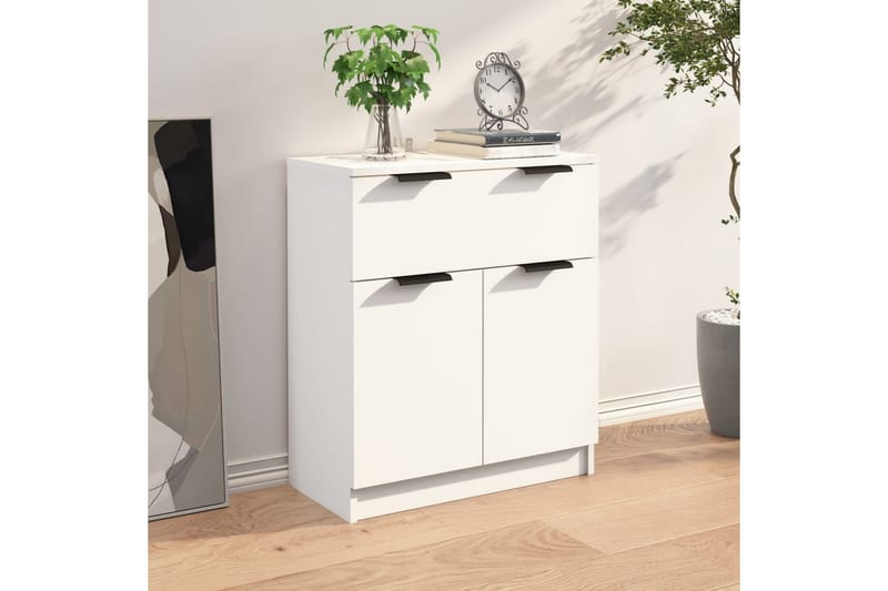 beBasic Skänk vit 60x30x70 cm konstruerat trä - White - Förvaring - Förvaringsmöbler - Sideboard & skänk