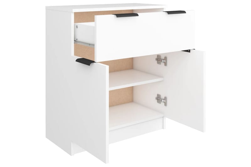 beBasic Skänk vit 60x30x70 cm konstruerat trä - White - Förvaring - Förvaringsmöbler - Sideboard & skänk