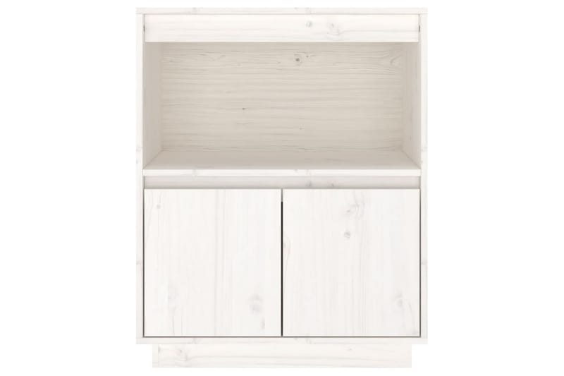 beBasic Skänk vit 60x34x75 cm massiv furu - White - Förvaring - Förvaringsmöbler - Sideboard & skänk