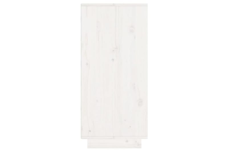 beBasic Skänk vit 60x34x75 cm massiv furu - White - Förvaring - Förvaringsmöbler - Sideboard & skänk