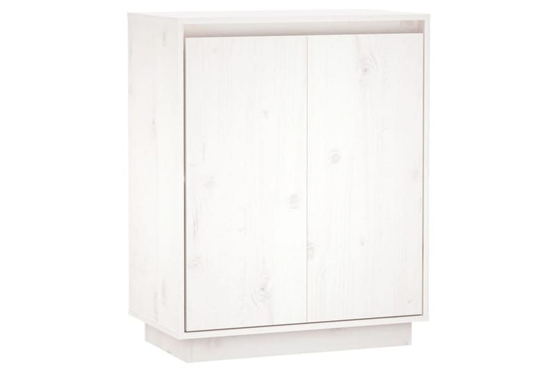 beBasic Skänk vit 60x34x75 cm massiv furu - White - Förvaring - Förvaringsmöbler - Sideboard & skänk