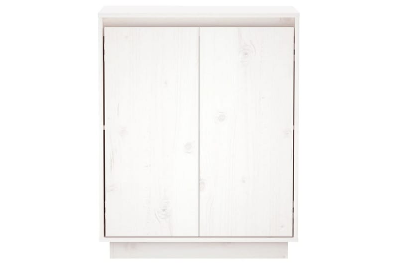 beBasic Skänk vit 60x34x75 cm massiv furu - White - Förvaring - Förvaringsmöbler - Sideboard & skänk