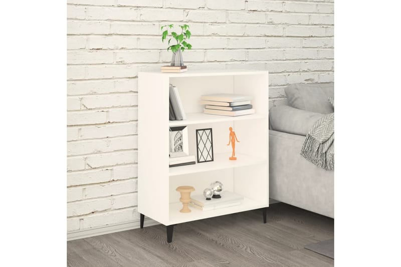 beBasic Skänk vit 69,5x32,5x90 cm konstruerat trä - White - Förvaring - Förvaringsmöbler - Sideboard & skänk