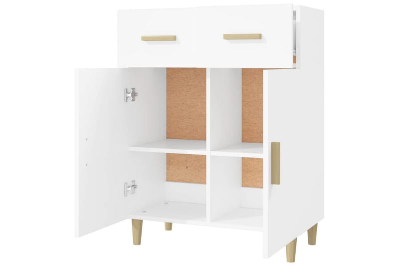 beBasic Skänk vit 69,5x34x89 cm konstruerat trä - White - Förvaring - Förvaringsmöbler - Sideboard & skänk