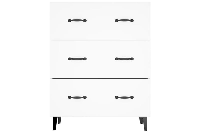 beBasic Skänk vit 69,5x34x90 cm konstruerat trä - White - Förvaring - Förvaringsmöbler - Sideboard & skänk