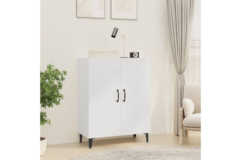 beBasic Skänk vit 70x34x90 cm konstruerat trä - White - Förvaring - Förvaringsmöbler - Sideboard & skänk