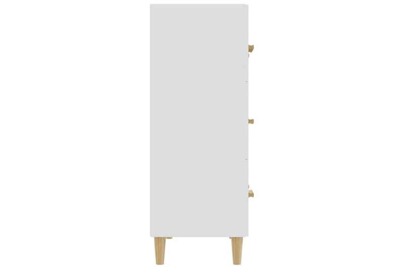 beBasic Skänk vit 70x34x90 cm konstruerat trä - White - Förvaring - Förvaringsmöbler - Sideboard & skänk