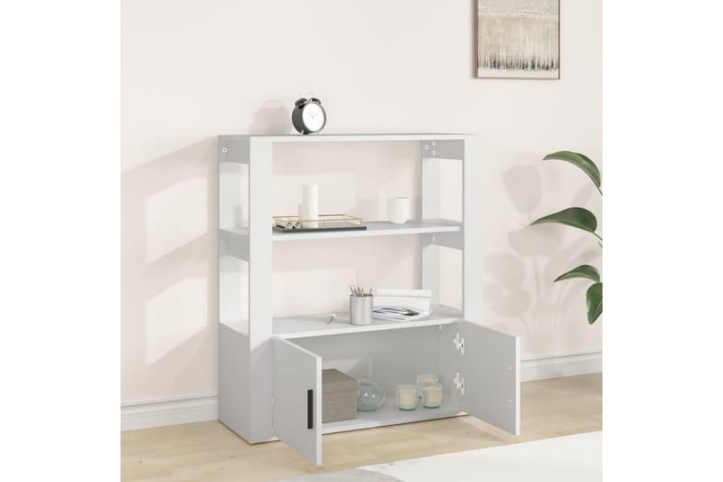 beBasic Skänk vit 80x30x90 cm konstruerat trä - White - Förvaring - Förvaringsmöbler - Sideboard & skänk