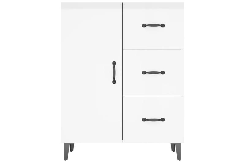 beBasic Skänk vit högglans 69,5x34x90 cm konstruerat trä - White - Förvaring - Förvaringsmöbler - Sideboard & skänk