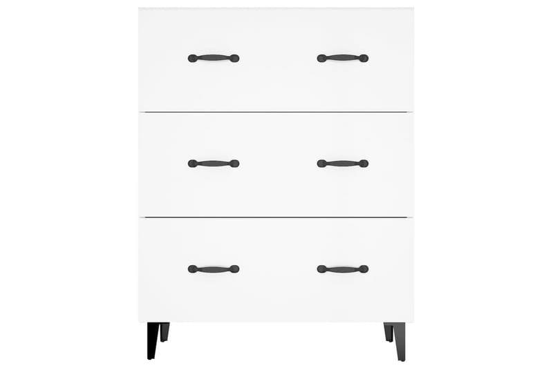 beBasic Skänk vit högglans 69,5x34x90 cm konstruerat trä - White - Förvaring - Förvaringsmöbler - Sideboard & skänk