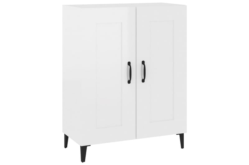 beBasic Skänk vit högglans 69,5x34x90 cm konstruerat trä - White - Förvaring - Förvaringsmöbler - Sideboard & skänk