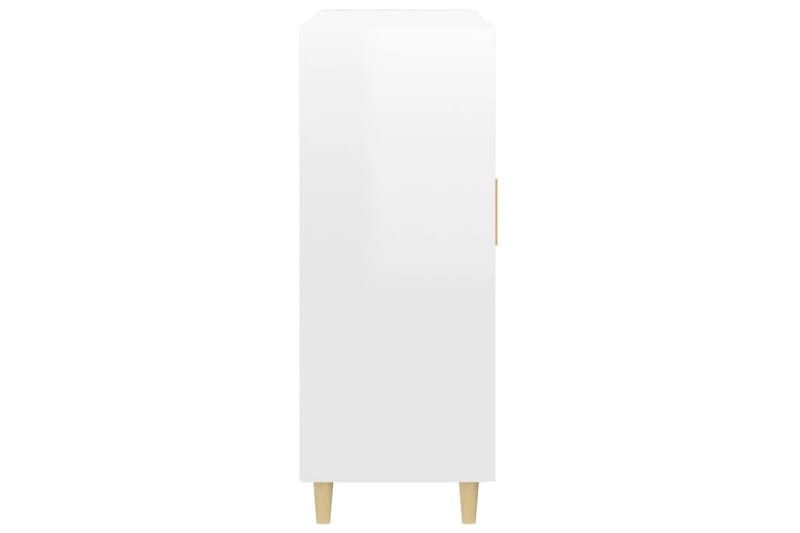 beBasic Skänk vit högglans 69,5x34x90 cm konstruerat trä - White - Förvaring - Förvaringsmöbler - Sideboard & skänk