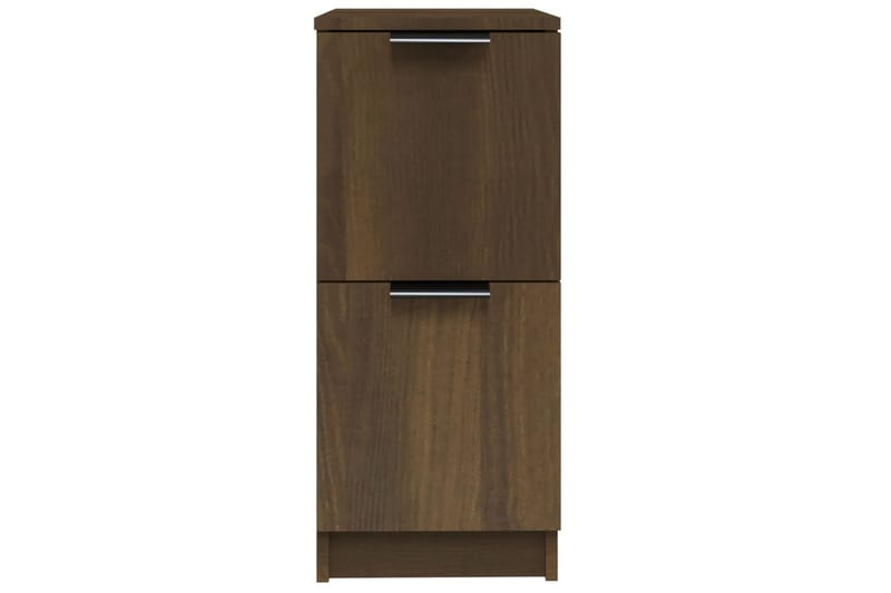 beBasic Skänkar 2 st brun ek 30x30x70 cm konstruerat trä - Brown - Förvaring - Förvaringsmöbler - Sideboard & skänk