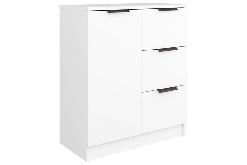 beBasic Skänkar 2 st vit 60x30x70 cm konstruerat trä - White - Förvaring - Förvaringsmöbler - Sideboard & skänk