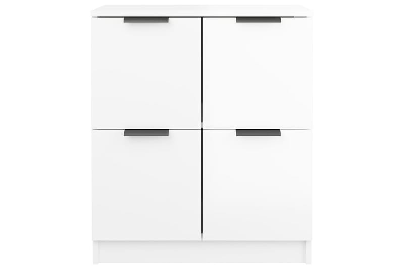 beBasic Skänkar 2 st vit högglans 60x30x70 cm konstruerat trä - White - Förvaring - Förvaringsmöbler - Sideboard & skänk