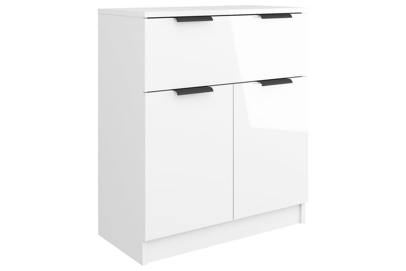 beBasic Skänkskåp vit högglans 60x30x70 cm konstruerat trä - White - Förvaring - Förvaringsmöbler - Sideboard & skänk