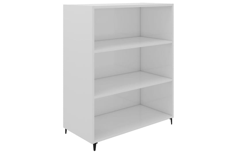 beBasic Skänkskåp vit h�ögglans 69,5x32,5x90 cm konstruerat trä - White - Sideboard & skänk