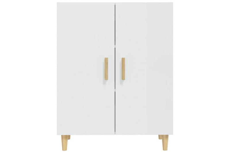 beBasic Skänkskåp vit högglans 70x34x90 cm konstruerat trä - White - Förvaring - Förvaringsmöbler - Sideboard & skänk