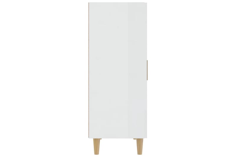 beBasic Skänkskåp vit högglans 70x34x90 cm konstruerat trä - White - Förvaring - Förvaringsmöbler - Sideboard & skänk