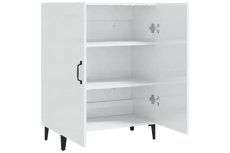 beBasic Skänkskåp vit högglans 70x34x90 cm konstruerat trä - White - Förvaring - Förvaringsmöbler - Sideboard & skänk