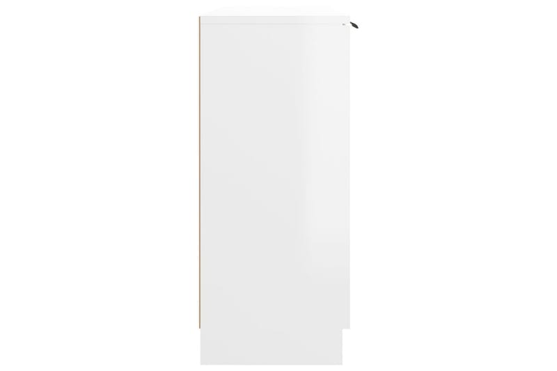 beBasic Skänkskåp vit högglans 90,5x30x70 cm konstruerat trä - White - Förvaring - Förvaringsmöbler - Sideboard & skänk