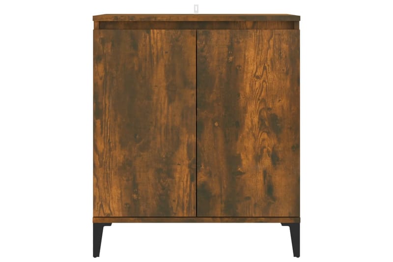 beBasic Skåp rökfärgad ek 60x35x70 cm konstruerat trä - Brown - Förvaring - Förvaringsmöbler - Sideboard & skänk