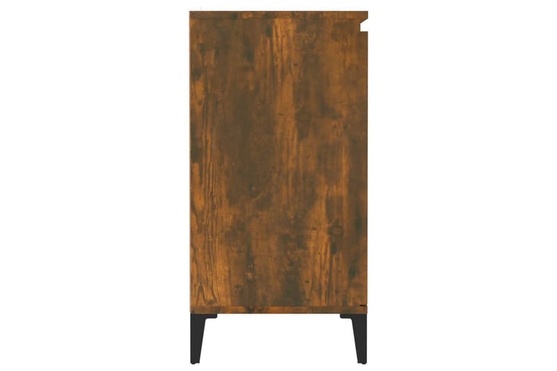 beBasic Skåp rökfärgad ek 60x35x70 cm konstruerat trä - Brown - Förvaring - Förvaringsmöbler - Sideboard & skänk