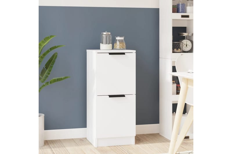 beBasic Skåp vit 30x30x70 cm konstruerat trä - White - Förvaring - Förvaringsmöbler - Sideboard & skänk