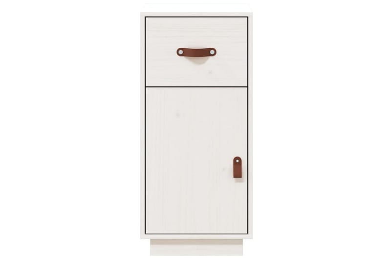 beBasic Skåp vit 34x40x75 cm massiv furu - White - Förvaring - Förvaringsmöbler - Sideboard & skänk